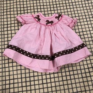 Zuccini Baby Smocked Horse Dress